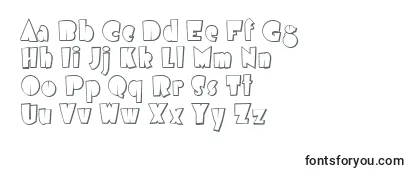 Airmoleshaded Font
