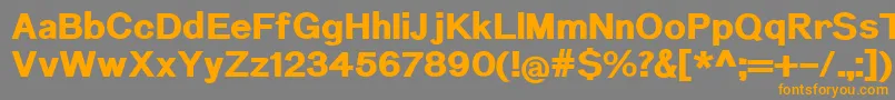 More about NuromExtrabold Font NuromExtrabold Font – Orange Fonts on Gray Background