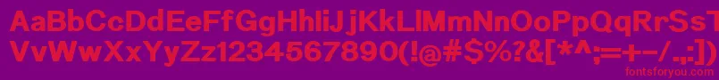 Подробнее о шрифте NuromExtrabold Шрифт NuromExtrabold – красные шрифты на фиолетовом фоне