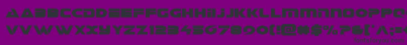 Galantcond Font – Black Fonts on Purple Background
