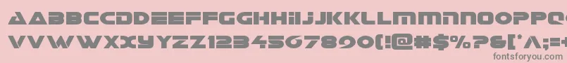 Galantcond-fontti – harmaat kirjasimet vaaleanpunaisella taustalla
