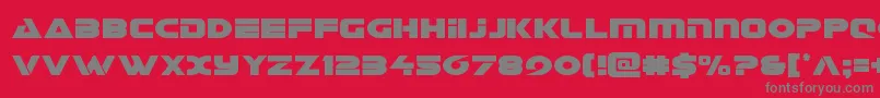 Galantcond Font – Gray Fonts on Red Background