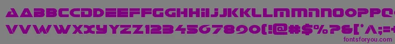 Galantcond Font – Purple Fonts on Gray Background