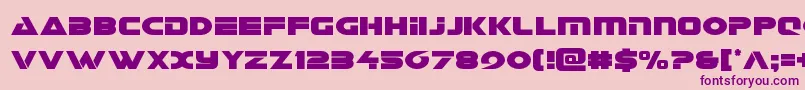 Galantcond Font – Purple Fonts on Pink Background