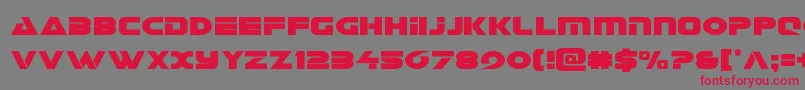 フォントGalantcond – 赤い文字の灰色の背景
