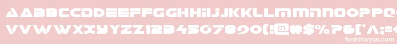 Galantcond-fontti – valkoiset fontit vaaleanpunaisella taustalla