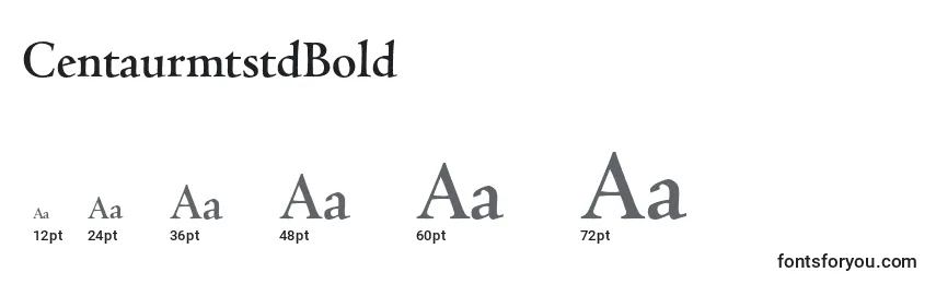 CentaurmtstdBold Font Sizes