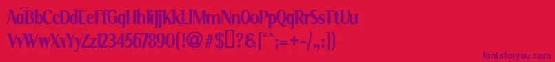Lisätietoja Serin-fontista Serin-fontti – violetit fontit punaisella taustalla