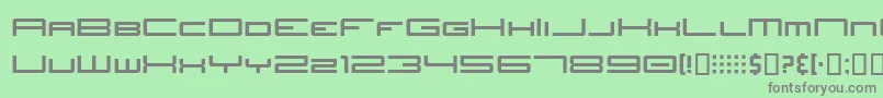 JhTitlesNominal Font – Gray Fonts on Green Background