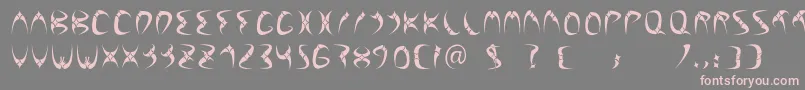 FuenteLilith Font – Pink Fonts on Gray Background