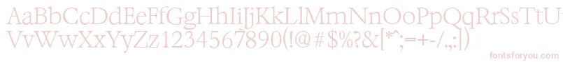 BernsteinserialXlightRegular Font – Pink Fonts