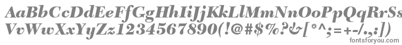 TycoonBlackSsiBlackItalic-fontti – harmaat fontit