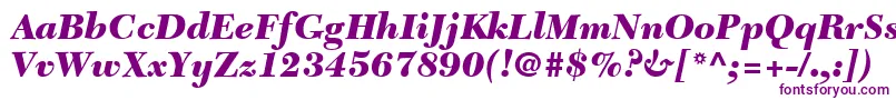 TycoonBlackSsiBlackItalic-fontti – violetit fontit