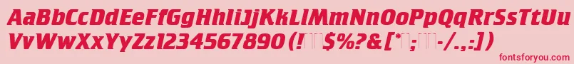 More about CrilleeBoldItalicPlain Font CrilleeBoldItalicPlain Font – Red Fonts on Pink Background