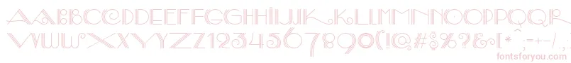 SambaDecorc Font – Pink Fonts on White Background