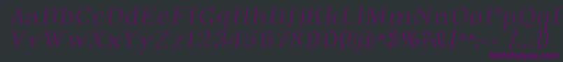 PhosphorusDihydride Font – Purple Fonts on Black Background