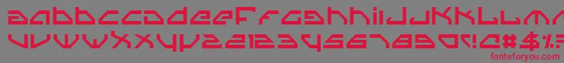 More about Spyv3 Font Spyv3 Font – Red Fonts on Gray Background