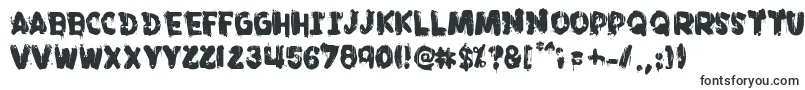 Шрифт Punkland – разрушенные шрифты