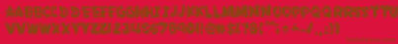 More about Punkland Font Punkland Font – Brown Fonts on Red Background
