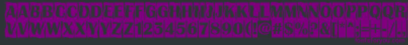 AAlbionicttlcmdc2cmbBold Font – Purple Fonts on Black Background