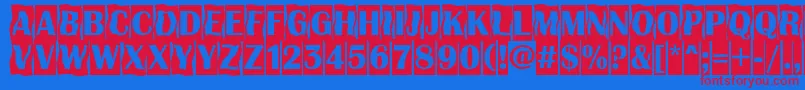 fuente AAlbionicttlcmdc2cmbBold – Fuentes Rojas Sobre Fondo Azul
