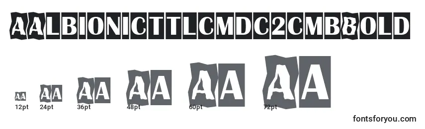 Размеры шрифта AAlbionicttlcmdc2cmbBold