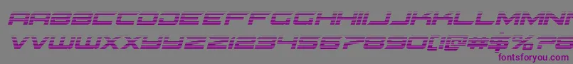 fuente Gypsykillergradital – Fuentes Moradas Sobre Fondo Gris