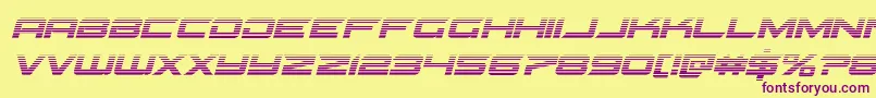 Más sobre la fuente Gypsykillergradital fuente Gypsykillergradital – Fuentes Moradas Sobre Fondo Amarillo
