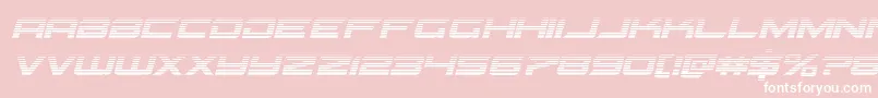 Gypsykillergradital Font – White Fonts on Pink Background