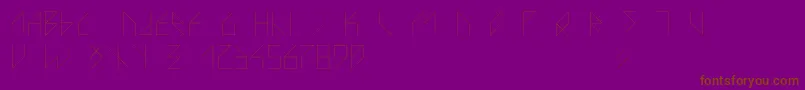 More about VsLazorracor Font VsLazorracor Font – Brown Fonts on Purple Background