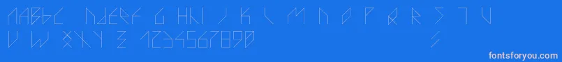 More about VsLazorracor Font VsLazorracor Font – Pink Fonts on Blue Background