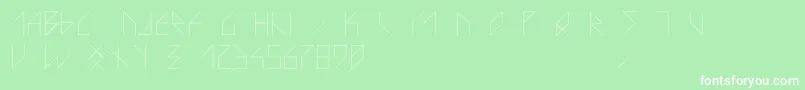 More about VsLazorracor Font VsLazorracor Font – White Fonts on Green Background