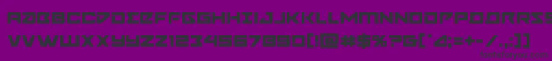 Navycadet Font – Black Fonts on Purple Background