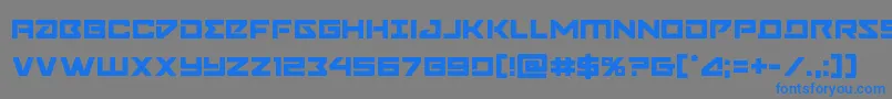 Navycadet Font – Blue Fonts on Gray Background