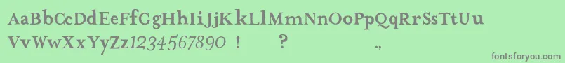Подробнее о шрифте TheMissusHandStrong Шрифт TheMissusHandStrong – серые шрифты на зелёном фоне