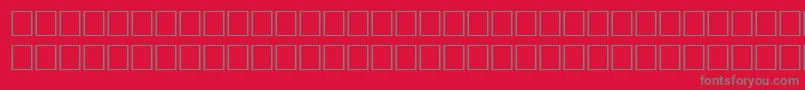fuente TeutonicRegular – Fuentes Grises Sobre Fondo Rojo