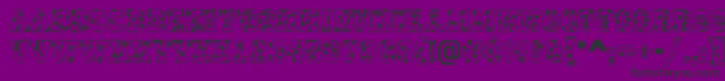 CampusS Font – Black Fonts on Purple Background