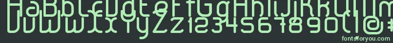 LeroticaRegular Font – Green Fonts on Black Background