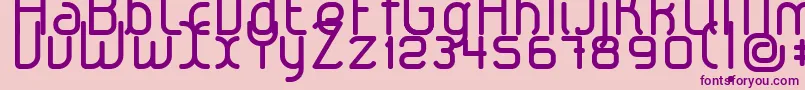 LeroticaRegular Font – Purple Fonts on Pink Background