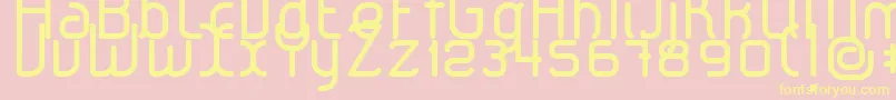 LeroticaRegular Font – Yellow Fonts on Pink Background