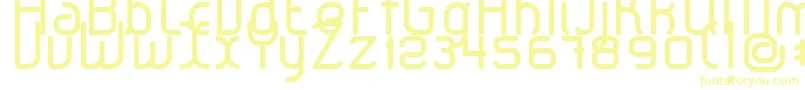 LeroticaRegular Font – Yellow Fonts on White Background