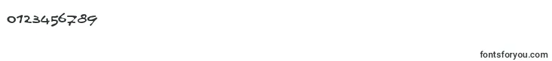 LinotypeinkyScript Font – Fonts for Numbers and Digits
