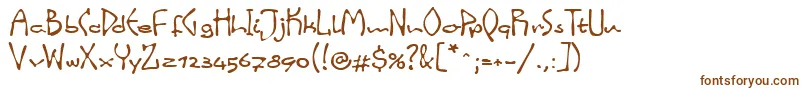 LinotypeinkyScript Font – Brown Fonts