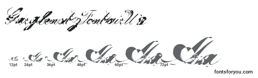 Garglenutz.Fontvir.Us Font Sizes