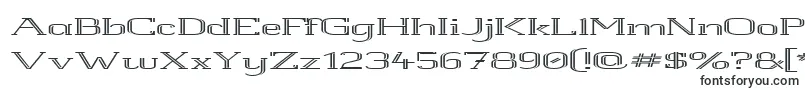 Шрифт White Line Rolled – моноширинные шрифты