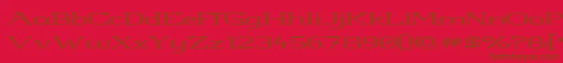 Lisätietoja White Line Rolled-fontista White Line Rolled-fontti – ruskeat fontit punaisella taustalla