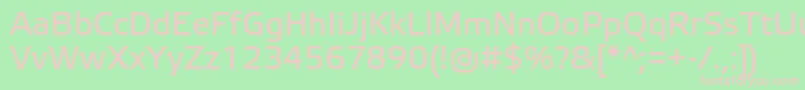 ElektraTextPro Font – Pink Fonts on Green Background