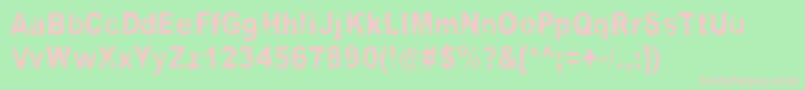 DarkDream Font – Pink Fonts on Green Background