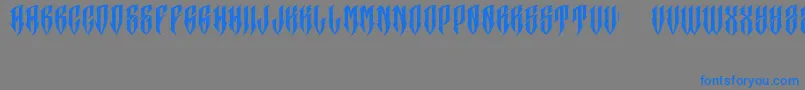 JakejarkorCraneo Font – Blue Fonts on Gray Background