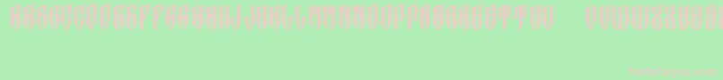 JakejarkorCraneo Font – Pink Fonts on Green Background